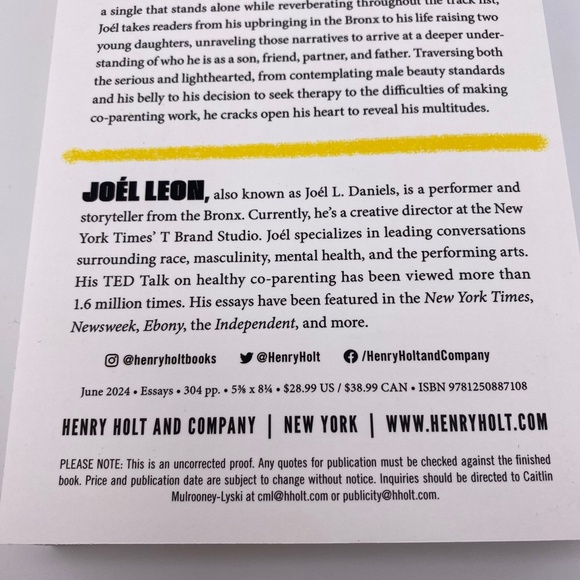 NEW Everything and Nothing at Once by Joél Leon Book Advanced Reader's Edition - Picture 4 of 9